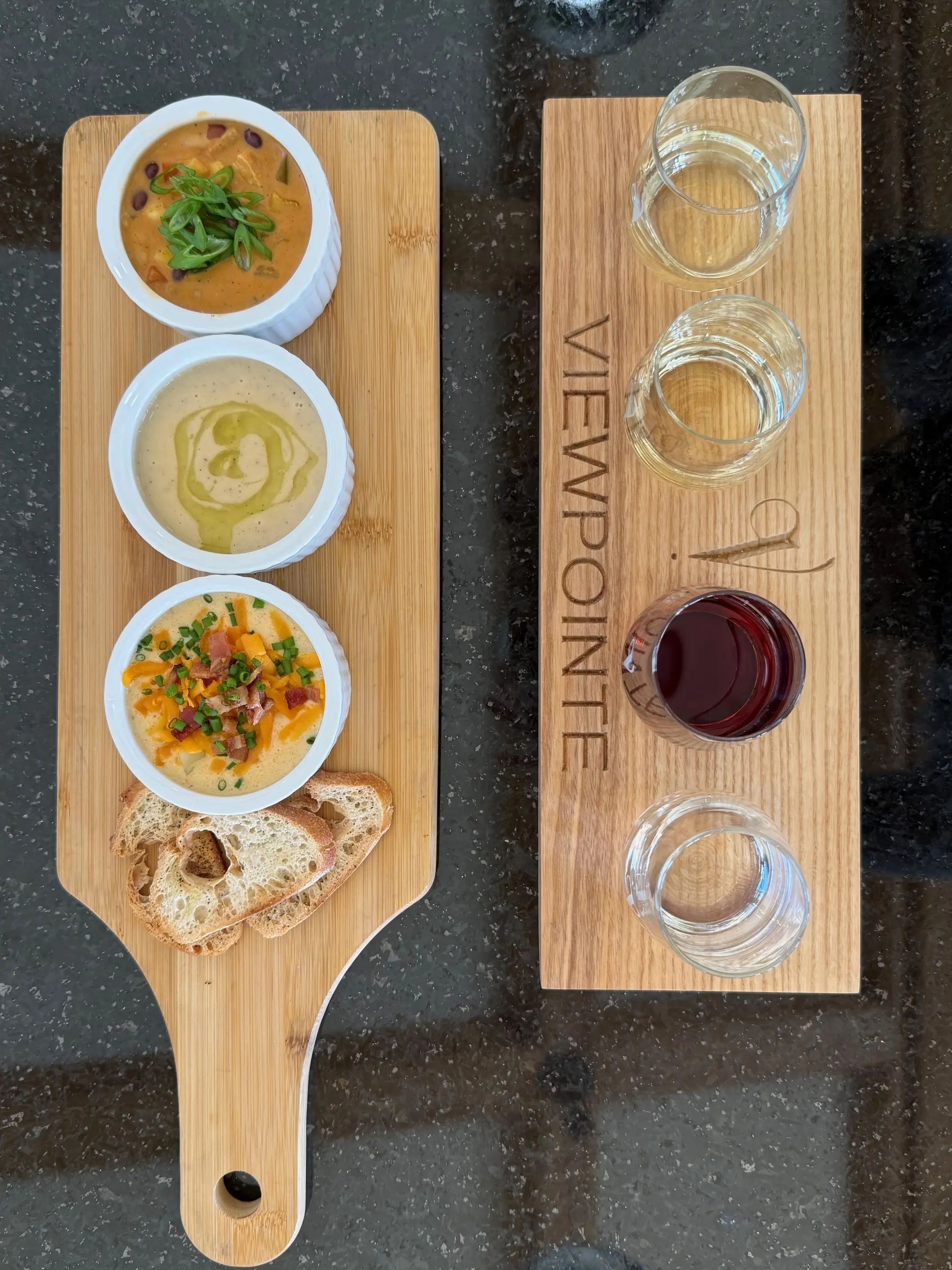 Try our soup flights